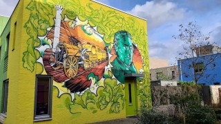 Woensel West district in Eindhoven