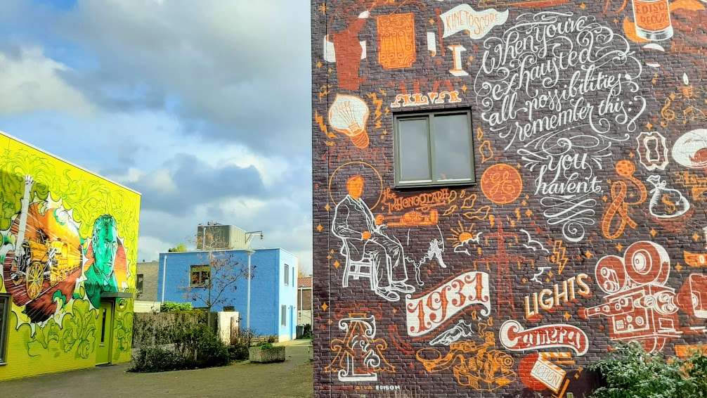 Woensel West district in Eindhoven