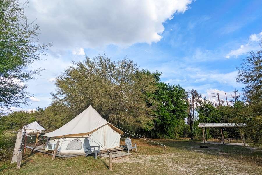 Lake Louisa State Park glamping site