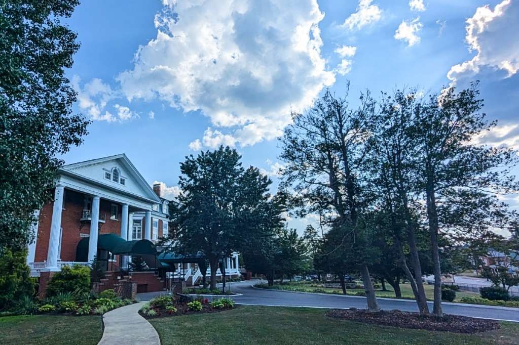 The Martha Washington Inn & Spa is a centerpiece hotel for this small city in Southwest Virginia, USA